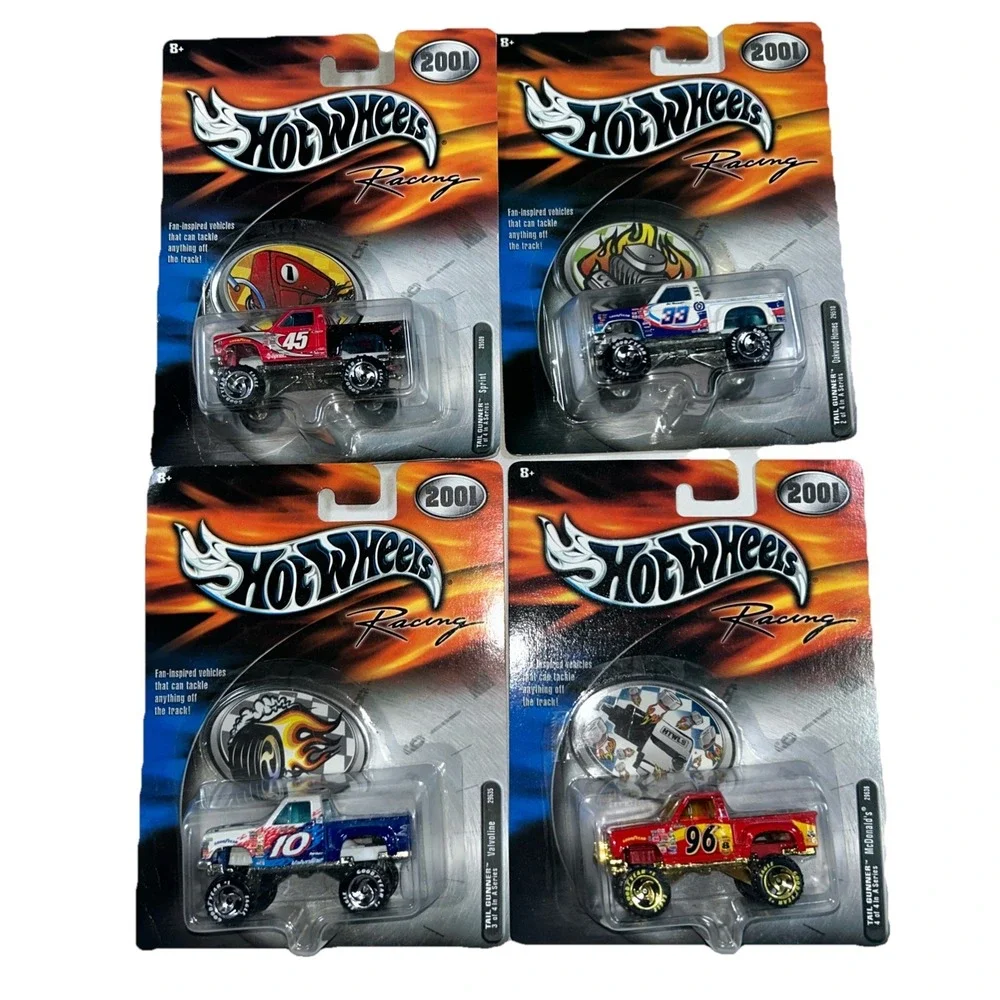 2001 Hotwheels Racing Tailginner Trucks Set 4 Of 4‎